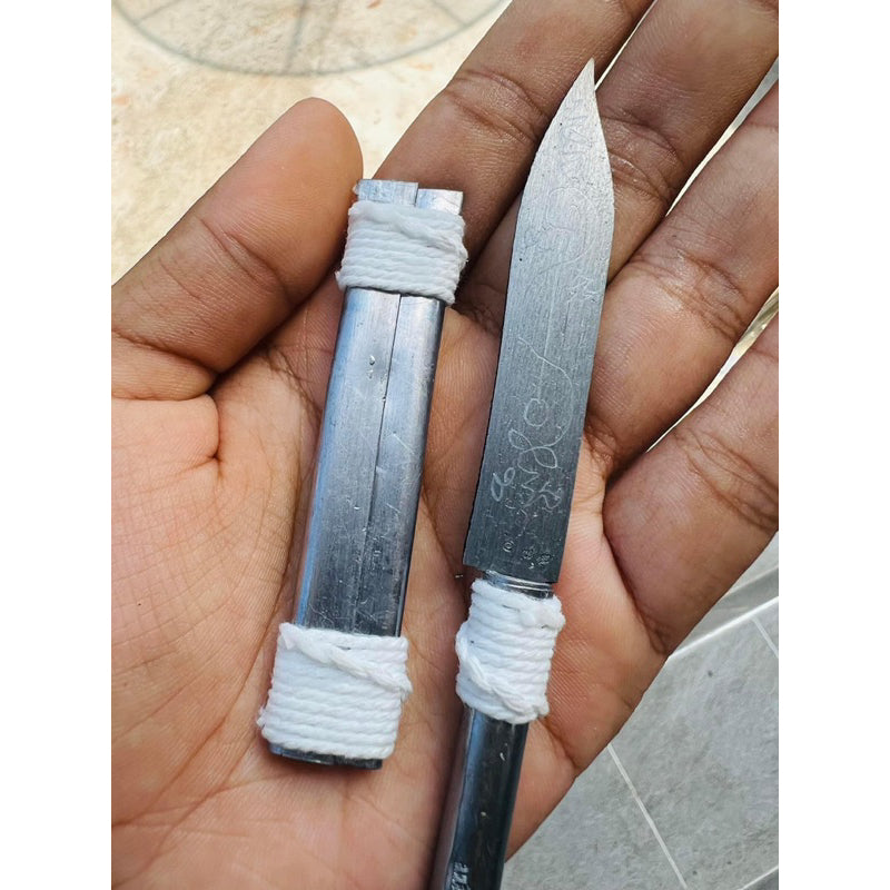 Magic knife takrud Prabakhom 2 Create Favorable Conditions and to Promote Positive Changes Protected from black magic attacks and negative spirit entities.By Luang Pu Im, Thung Na Mai Temple.