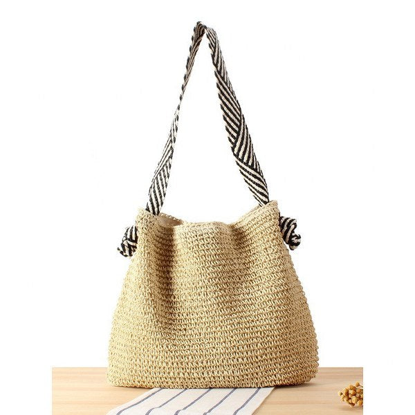 Handmade Hand Woven Shoulder, Woven bag Braided strap bag, hobo style, beautiful size, can hold a lot of things. Dimensions top width 26 x height 34 x strap height 30 cm. Beautiful shape, light weight, magnetic closure.