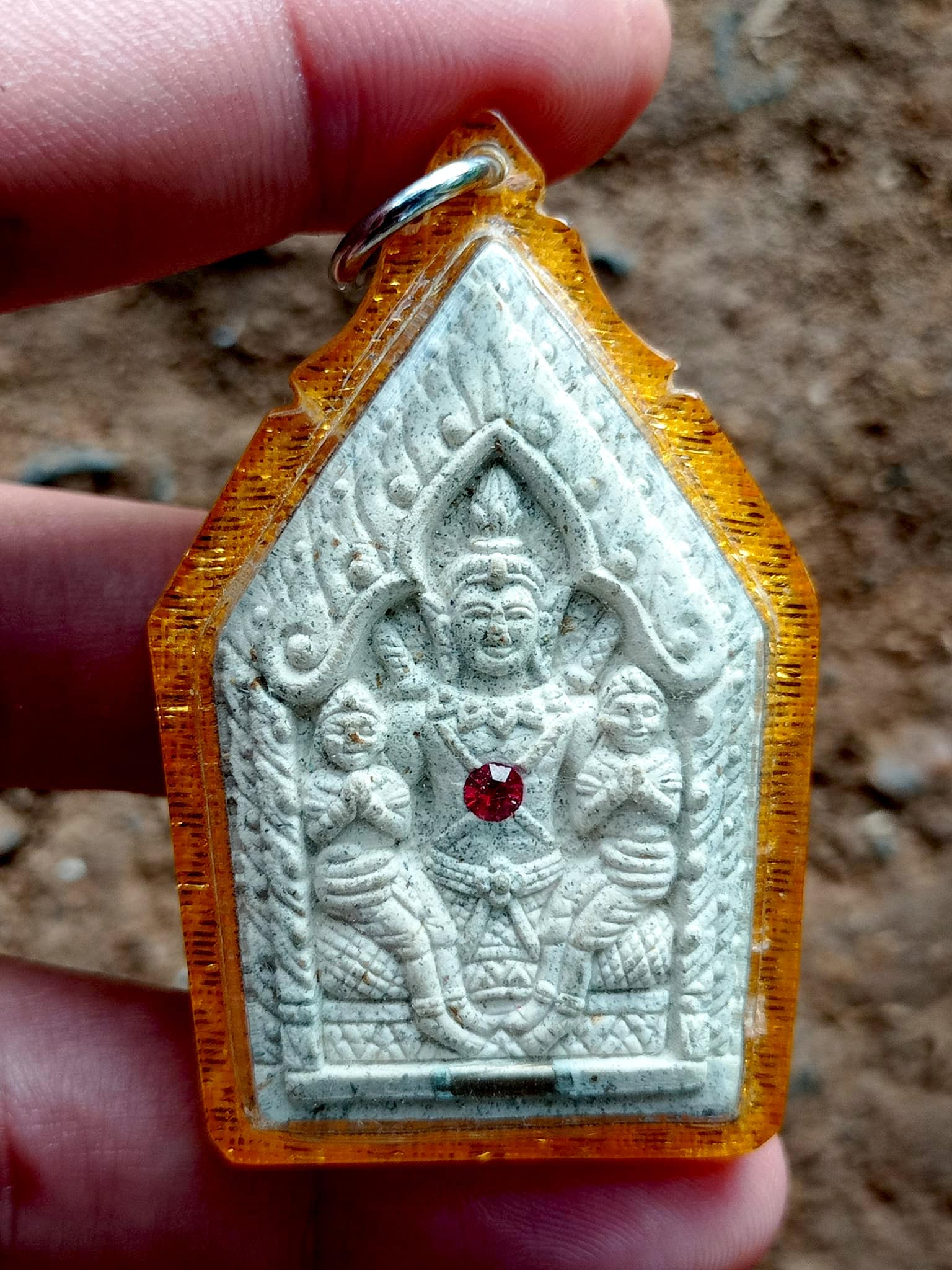 Charm Amulet Magic Pendent Phra Khun Phaen Lang Ngang Saturday Ha Setthi Powerful Talisman for fast luck love LuckyStore1987