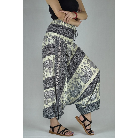 Free People Pants Women's Elephant pants, flowing fabric, Samurai pants, Aladdin pants, loose fit dress, rayon fabric, can be worn on any occasion.