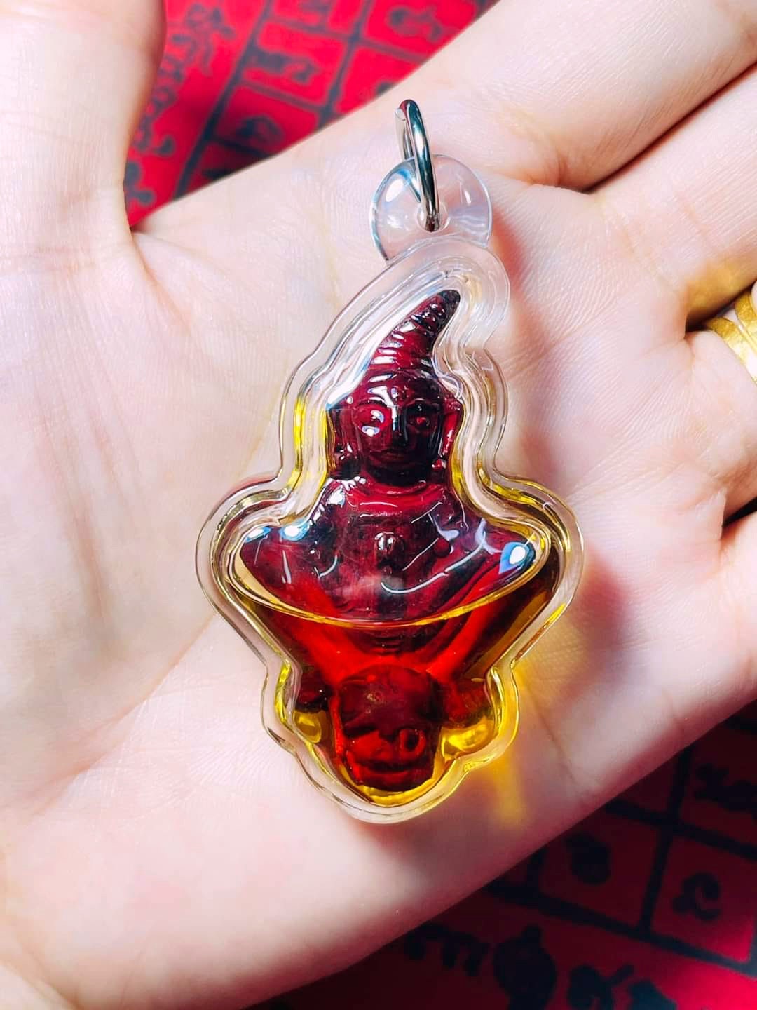 Gambling Amulet Phra Ngang 4D Powerful Amulet Pendant. Fast luck with gambling or lottery ,Fast luck with love and relationships ,Fast luck with money and finances by LP.Poon Wat Parbaansung