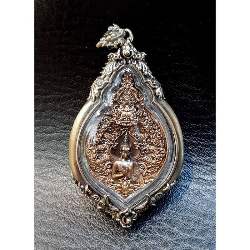 Mucalinda Amulet Pendent (Medal of Phra Wimutchalin Nakharat)