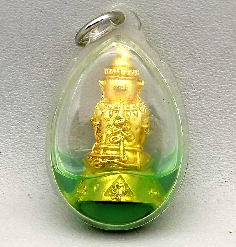 Phra Ngang Phaya Ngang Great Treasure Pendant for fast luck love and sex gambling amulet Attract a lover Attract money Attract business By LP Watchara, Wat Tham Twin, Kanchanaburi