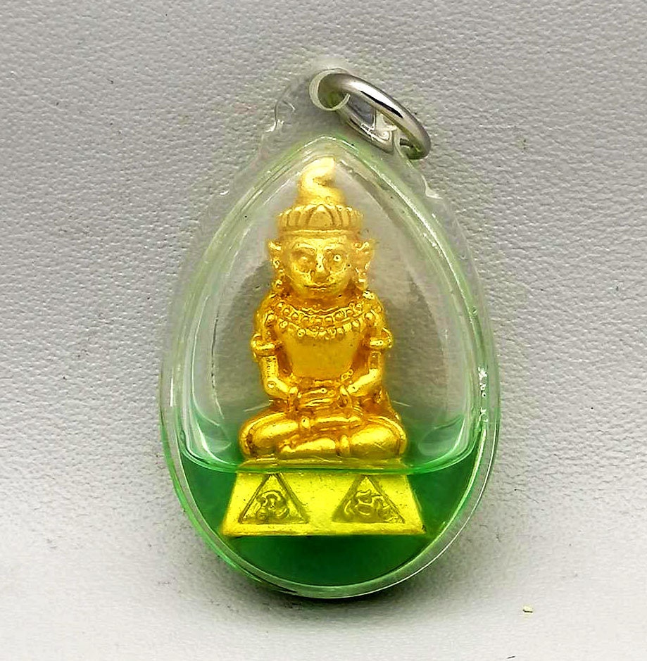 Phra Ngang Phaya Ngang Great Treasure Pendant for fast luck love and sex gambling amulet Attract a lover Attract money Attract business By LP Watchara, Wat Tham Twin, Kanchanaburi