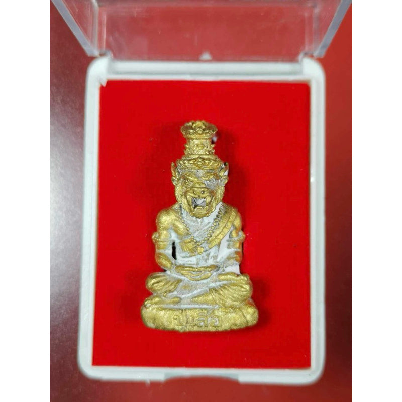 Ruesi Pu Suea Thai Amulet Protection from Black Magic Attacks and Negative Spirits Drive away evil influences Support your luck, wealth Enhance prestige By Luang Pu Phaeo