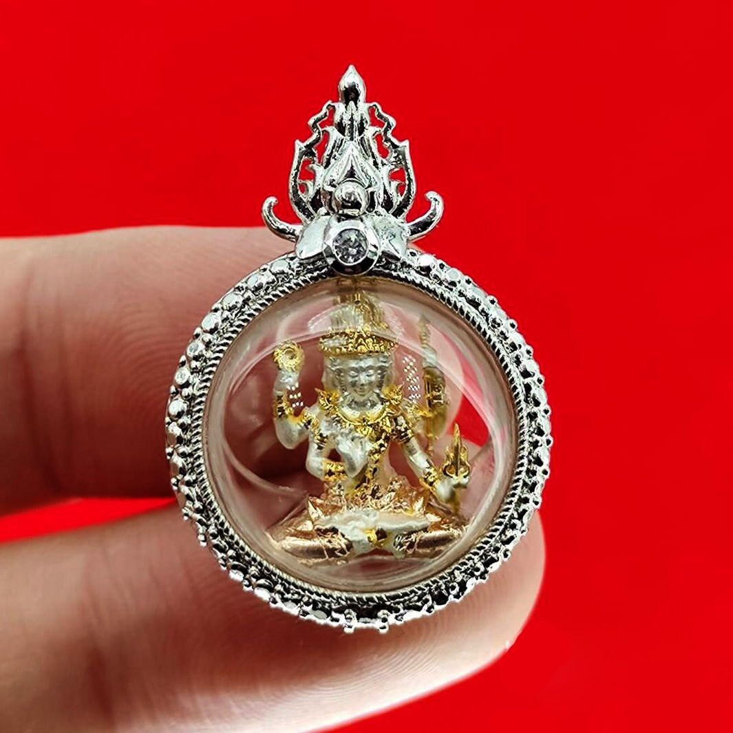 Thao Maha Phromthada ,Phra Phrom Magic Pendent,  Brahma Lucky talisman will bring you Luck, Good things will unexpectedly happen to you.