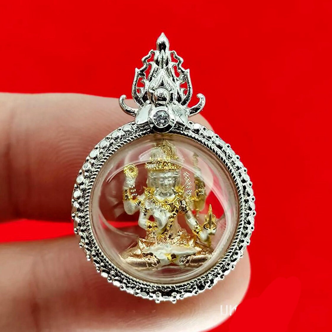 Thao Maha Phromthada ,Phra Phrom Magic Pendent,  Brahma Lucky talisman will bring you Luck, Good things will unexpectedly happen to you.