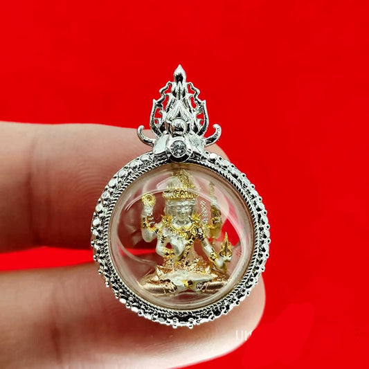 Thao Maha Phromthada ,Phra Phrom Magic Pendent,  Brahma Lucky talisman will bring you Luck, Good things will unexpectedly happen to you.