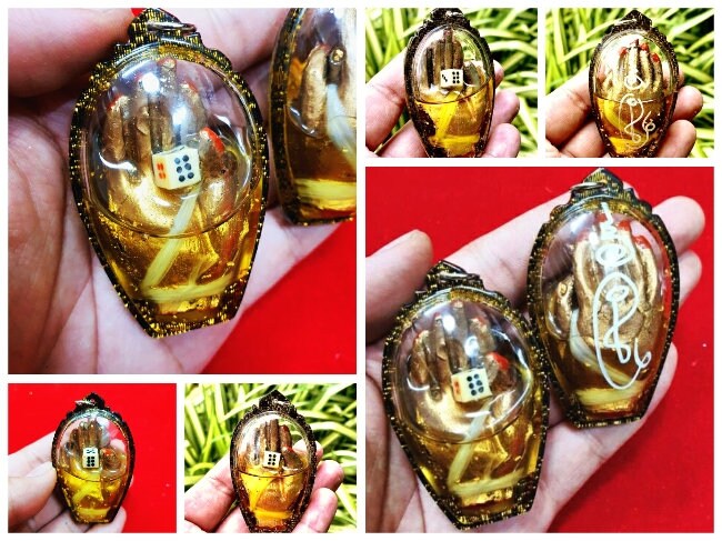 Gambling Amulet (Magic Mystery Special Hand Prai Hand Ghost Spirit powerful talisman)