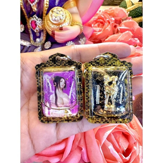 Nine-tailed fox locket Sexual allure-Sexual Magnetism Charm Amulet Magic Pendant Nine-tailed fox locket