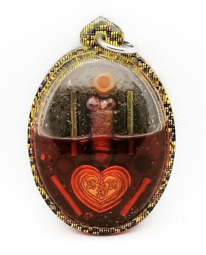 Inn Koo Powerful Magic Pendant For Fix broken relationships Symbol of love and lust, Increasing personal magnetism; influencing others; improving business; and socialising Attract Wealth & Fortune By Ajarn TonRak