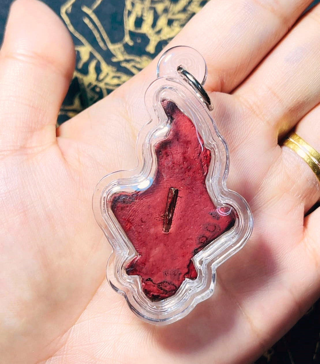 Gambling Amulet Phra Ngang 4D Powerful Amulet Pendant. Fast luck with gambling or lottery ,Fast luck with love and relationships ,Fast luck with money and finances by LP.Poon Wat Parbaansung