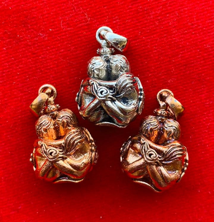 Magic Pendant Inn Koo Thai Amulet Powerful of Luck and Love (Attraction lucky and money Bring Prosper to Business Bring Lucky and Happiness