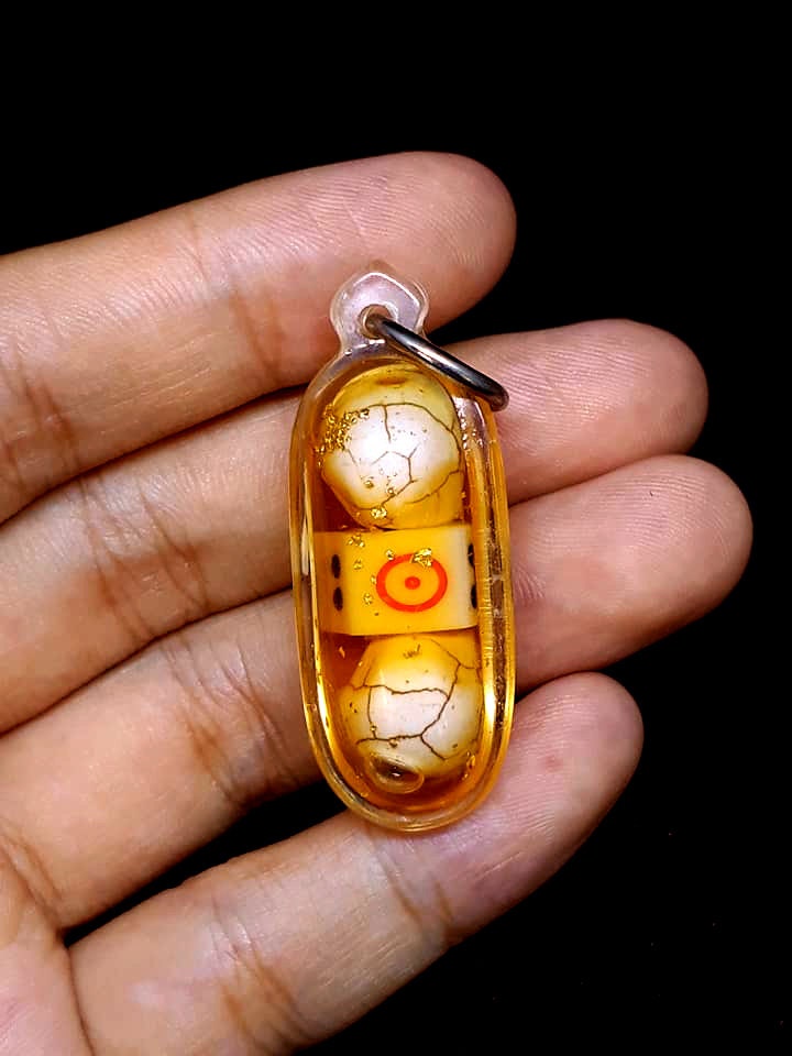 Gambling Amulet Phii Pa Nan Gambling Ghost or ghosts Gamble luck Ghost Spirit powerful talisman Dice Prai Ghost Skull With Charming Oil