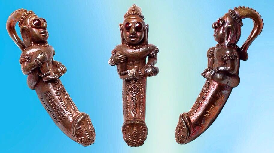 Thai amulet #PraNgang #PorNgad Magic Talisman Powerful #Amulet #Pendant #Paladkhik Ngang Riak Jidt - Blessed by Luang Phu Yaem Wat Sam Ngam